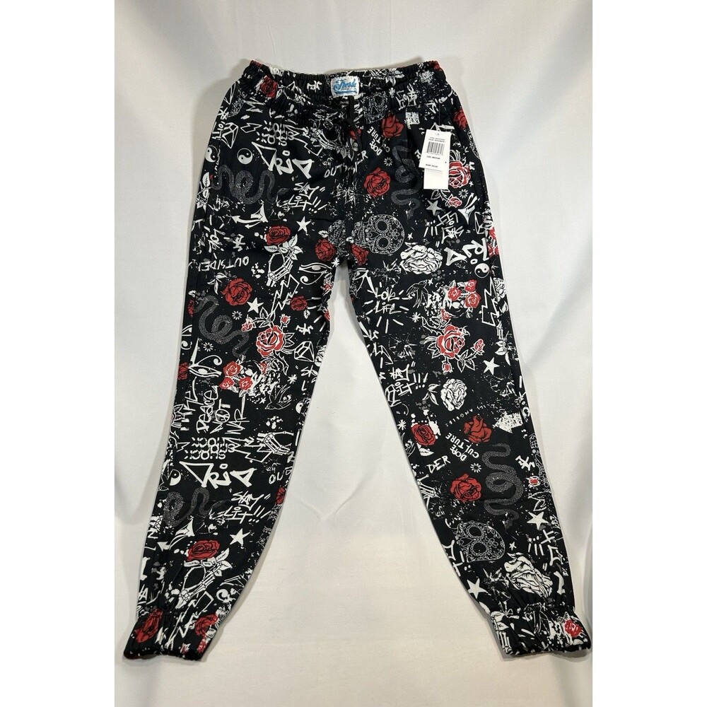 Fresh Prints of Bel-Air Pop Art Rose Joggers Men's Size Medium